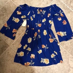 Altard State Blue Floral Dress L